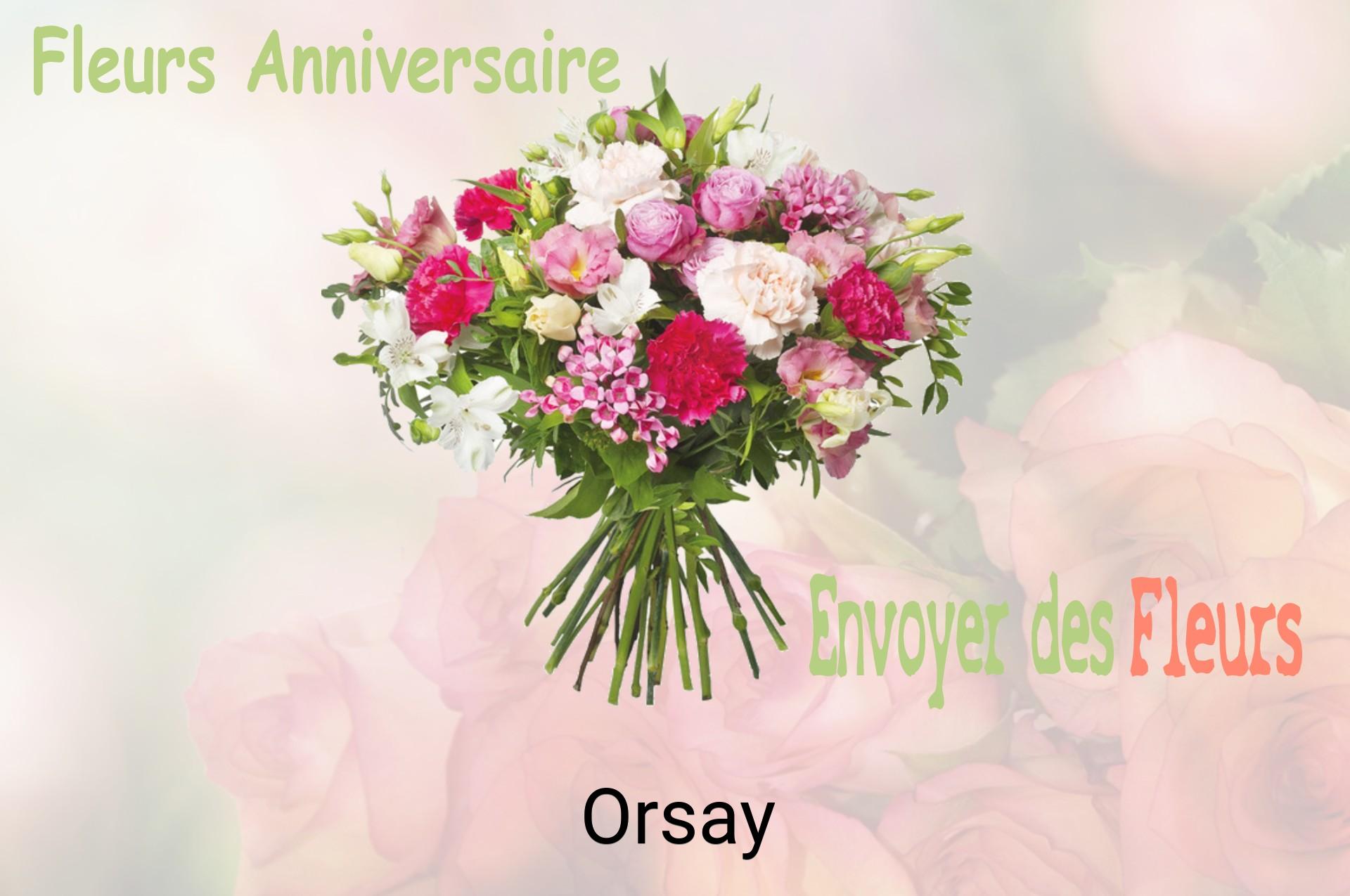 Bouquet de fleurs d’anniversaire livré à Orsay