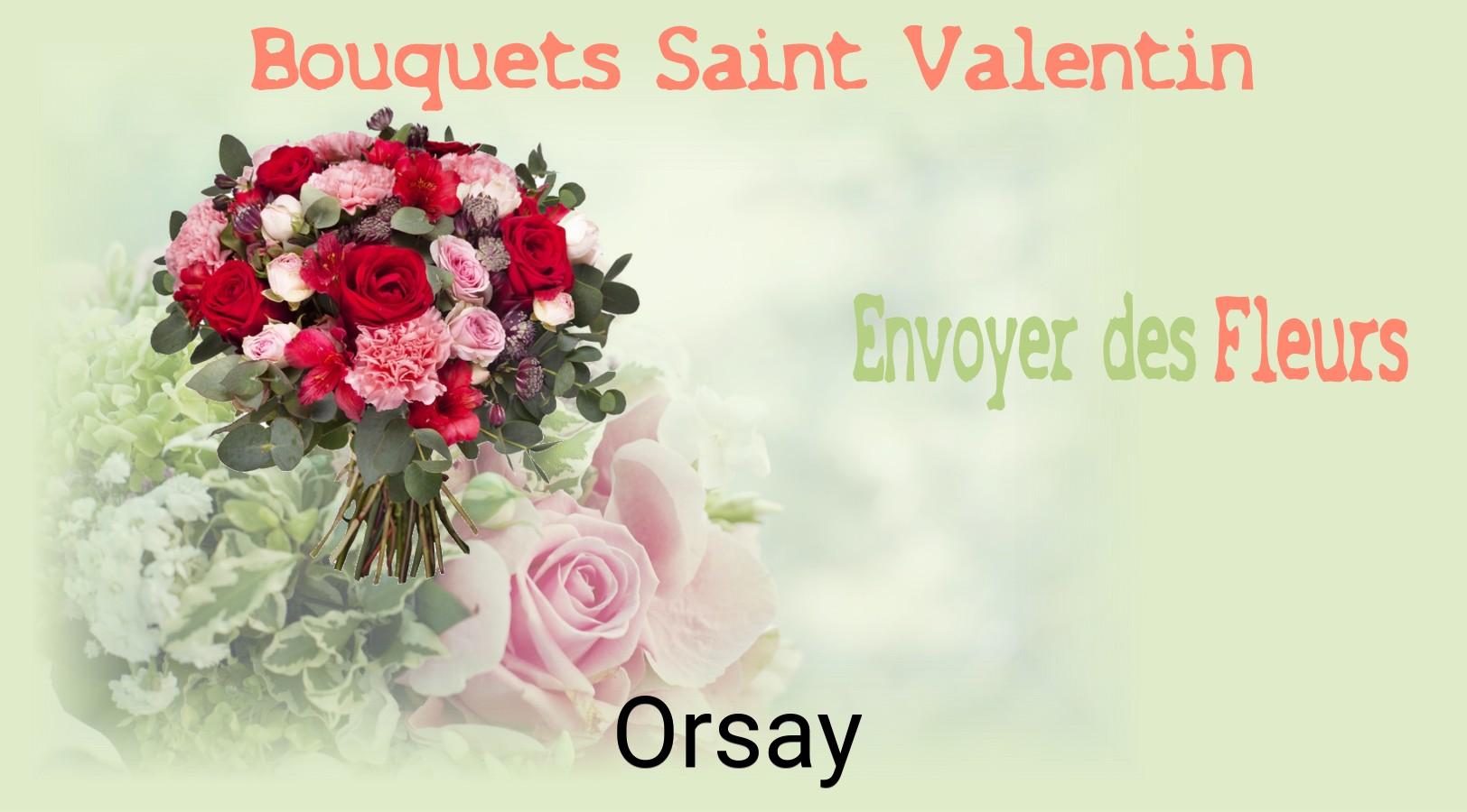 Roses de Saint-Valentin livrées à Orsay